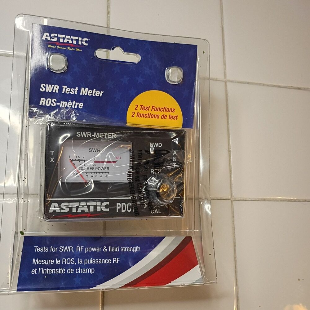 New in Box Astatic 302-01768 SWR/RF Field Strength Test Meter